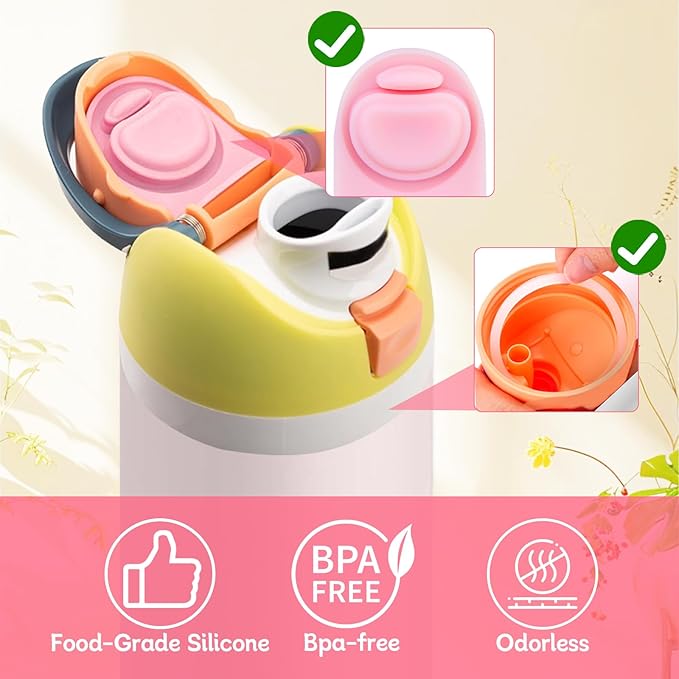 5 Sets Replacement Seal Gasket Stoppers for Owala Freesip 16oz 32oz Cap Mouth,Silicone O Sealing Ring Parts Water Bottle Top Lid Accessories for Owala Freesip 16/19/24/32/40oz（5 colors 6