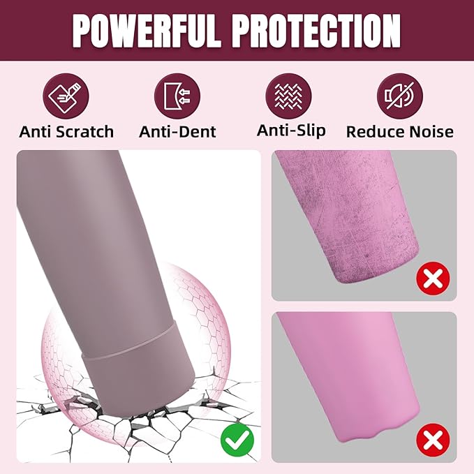 2PCS Silicone Boot Compatible with Owala 30oz & 40oz FreeSip Sway Bottles & Tumblers, Protective Anti-Slip Bottom Cover Sleeve for Freesip Sway Tumbler