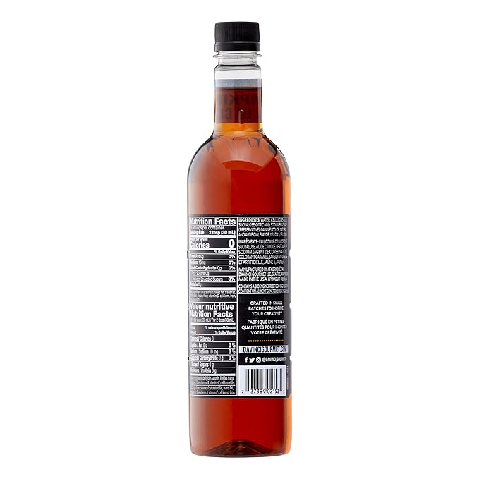 DaVinci Gourmet Sugar-Free Pumpkin Pie Syrup, 25.4 Fluid Ounces (Pack of 4)