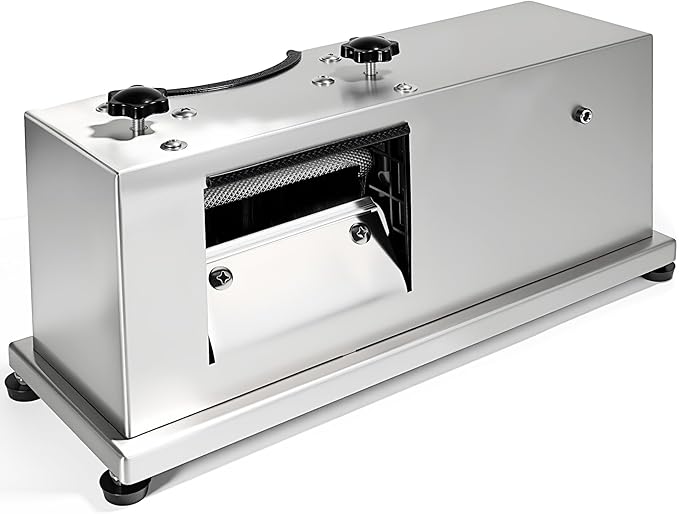 Electric Pea Sheller, Pea Sheller Machine for Kitchen, Stainless Steel Pea Peeler for Home Restaurant, Semi Automatic Bean Pea Sheller (110V)