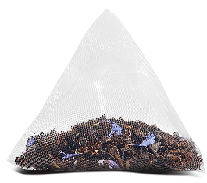 Two Leaves and a Bud Organic Earl Grey Tea Bags, Whole Leaf Caffeinated Black Tea in Compostable Sachets, 15 Count (Pack of 6)
