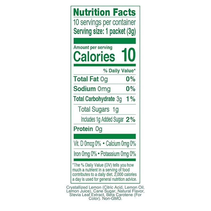True Lemon Peach Lemonade, 10 count - 4 pack