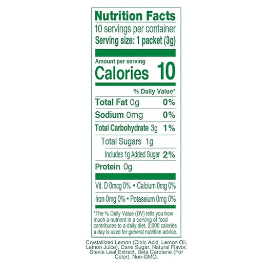 True Lemon Peach Lemonade, 10 count - 4 pack