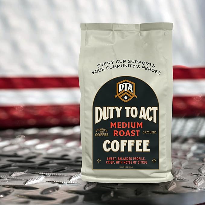 Duty to Act Medium Roast Ground Coffee, 2 lbs (Pack of 1)