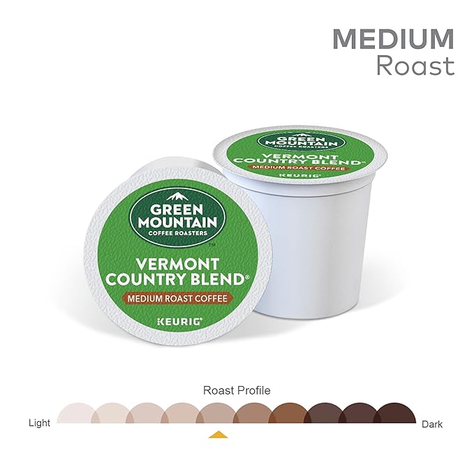 Green Mountain Coffee K-Cup, Vermont Country, 12 Count