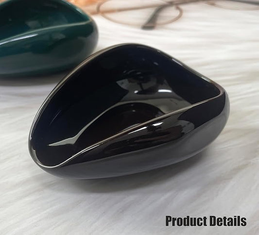 Newly Upgraded Coffee Bean Dosing Cup, Ceramic Dosing Dish for Coffee Beans, Ceramic Single Dose Measuring Tray, Coffee Bar Accessories (Solid Brown)