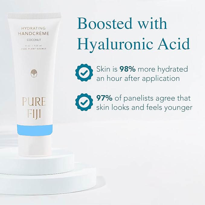 PURE FIJI Hydrating Hand Creme, Coconut (4 oz/120ml)