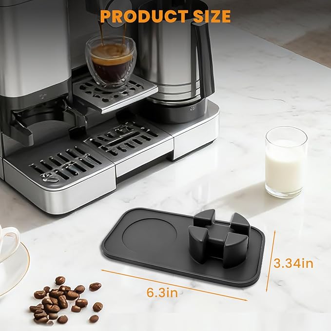 Non-Slip Tamping Mat for Ninja Luxe Cafe Espresso Machine ES601/ES701, Food-Grade Silicone Pad, Accessories for Ninja Luxe Cafe