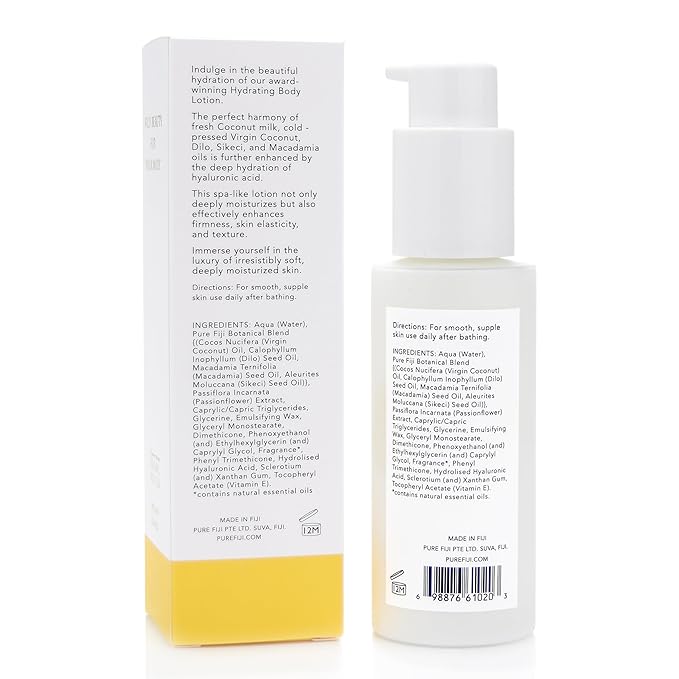 PURE FIJI Hydrating Body Lotion Travel Size, Pineapple (3oz/90ml)