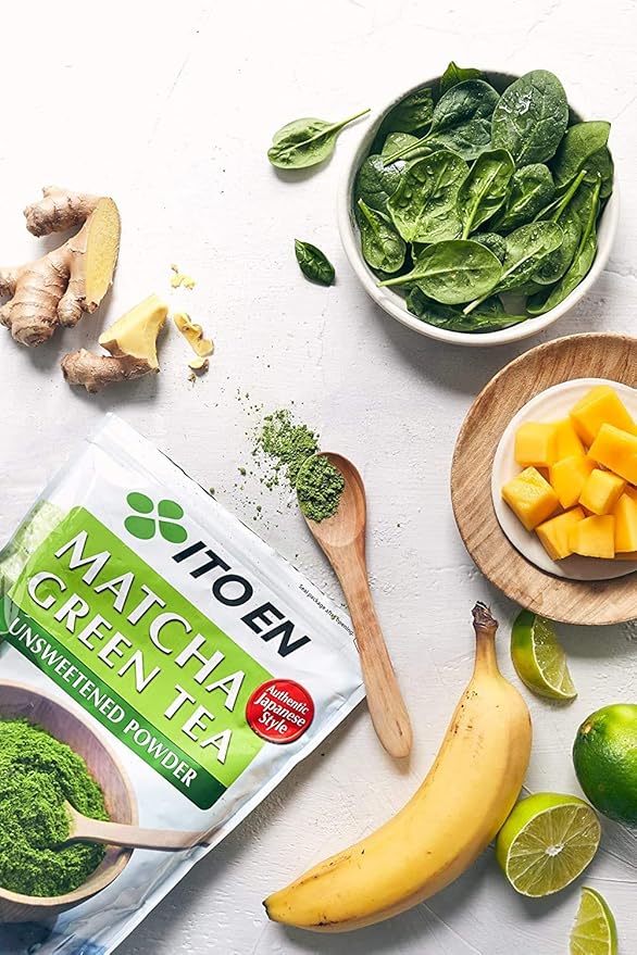Ito En Matcha Green Tea Japanese Matcha Powder, Unsweetened, 2 Ounce