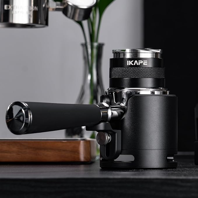IKAPE Espresso 51mm Portafilter, 2 Ears Coffee Portafilter with Silicone Handle, Compatible with Delonghi ECP3420, EC155, BCO430, EC260 Coffee Machine