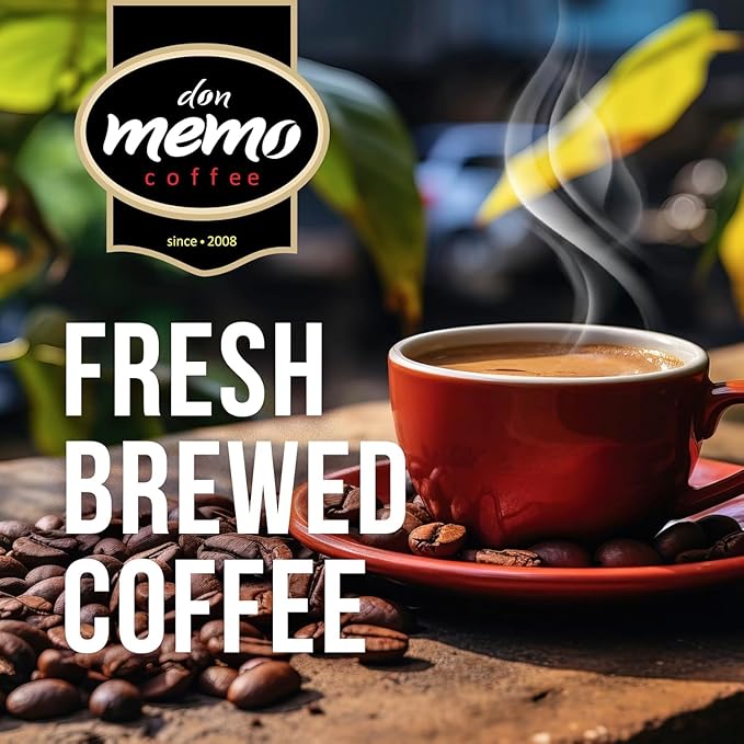 Don Memo Dark Roast Ground Coffee 12 oz – Single-Origin Honduran Arabica, Small Batch, Bold & Smooth