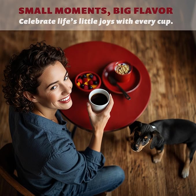 Lola Savannah Triple Vanilla Whole Bean Coffee - Three Unique Layers of Vanilla Delivers an Irresistible Velvety Smooth Sweet Cream Profile, Caffeinated, 2lb Bag