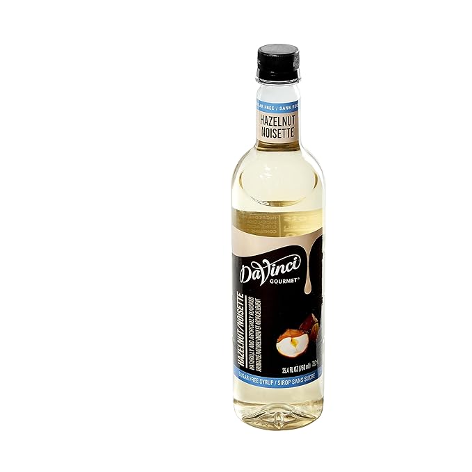 DaVinci Gourmet Sugar-Free Original Hazelnut Syrup, 25.4 Fluid Ounces (Pack of 4)