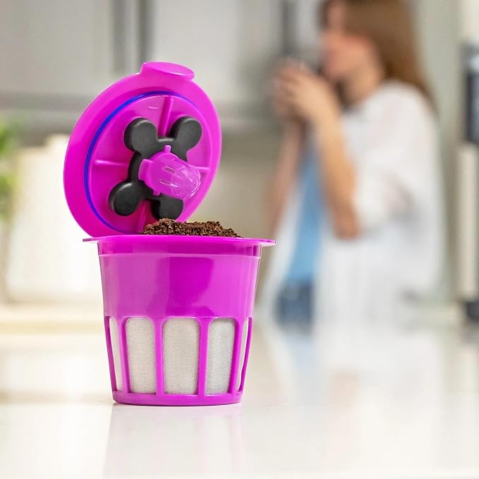 PERFECT POD Universal Café Flow, Reusable Filter Cup for Keurig® 1‑Stream & MultiStream (5‑Stream) Brewers, BPA-Free Plastic, Compatible with Keurig 1.0, 2.0, K‑Mini, K‑Elite, K‑Duo & more