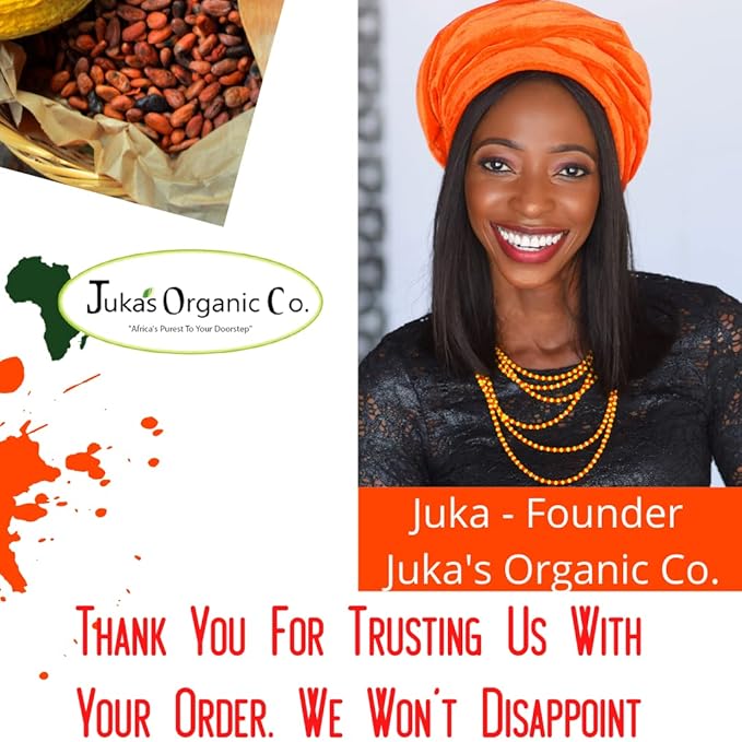 Cacao Powder By Juka's Organic Co. (Non-GMO, Gluten-Free, Unrefined, Authentic, Organic & All Natural From West Africa) (8)