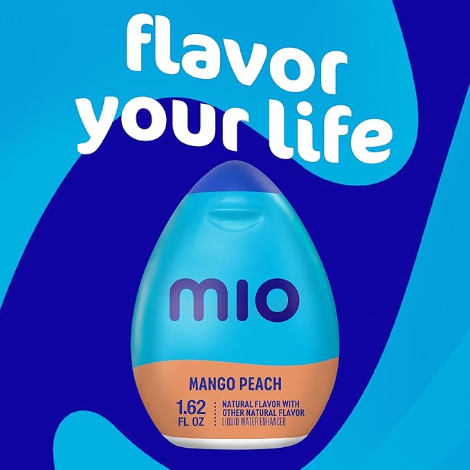 Mio Liquid Water Enhancer, Mango Peach, 1.62 OZ, 24-Pack