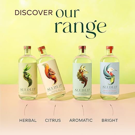 Seedlip Spice 94 – Non-Alcoholic Spirit | Calorie Free, Sugar Free | Spirit Alternative | Non-Alcoholic Cocktails | 23.7 fl oz (700ml)