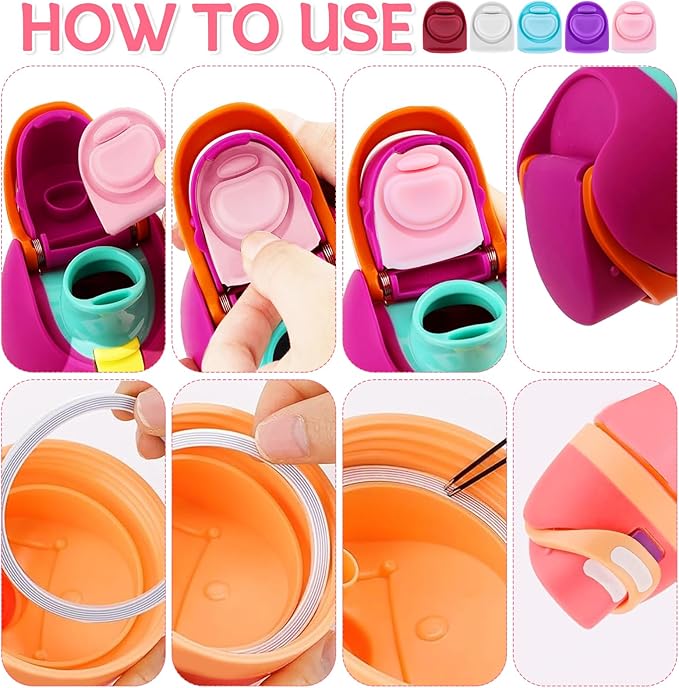 5 Sets Replacement Seal Gasket Stoppers for Owala Freesip 16oz 32oz Cap Mouth,Silicone O Sealing Ring Parts Water Bottle Top Lid Accessories for Owala Freesip 16/19/24/32/40oz（5 colors 6