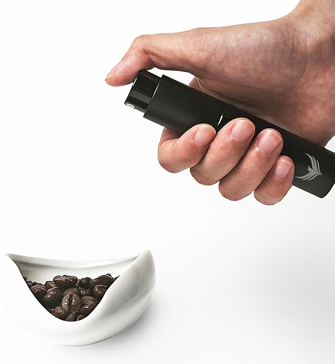 KNODOS Coffee Bean Dosing Cup and RDT Spray Bottle Gift Set Coffee Bar Accessories Ceramic Espresso Dosing Bowl Single Dose Measuring Tray Kit