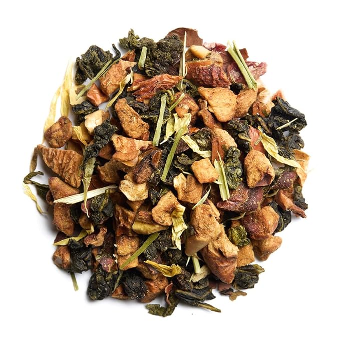 Palais des Thés Oolong Tea - Holiday Collection Organic Joyeux Thé Blend with Lemon & Maple Syrup - Premium Tea Bags, Serves 20 Cups