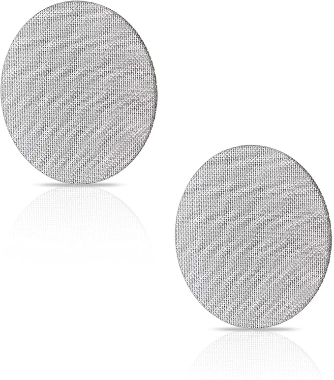 2pcs 49mm Espresso Puck Screen, Reusable Espresso Filter Screen 1.7mm Thick 150μm Professional Stainless Steel Coffee Screen Filter Mesh for Espresso Portafilter Filter Basket