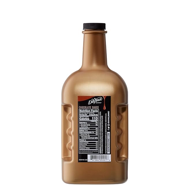 DaVinci Gourmet Chocolate Sauce, 64 Fluid Ounces (Pack of 1)