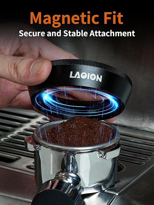 LAOION 54mm Dosing Funnel, Espresso Tools Easy Clean Design with Magnetic, Espresso Dosing Funnel Fits for 54mm Breville Portafilter for Barista
