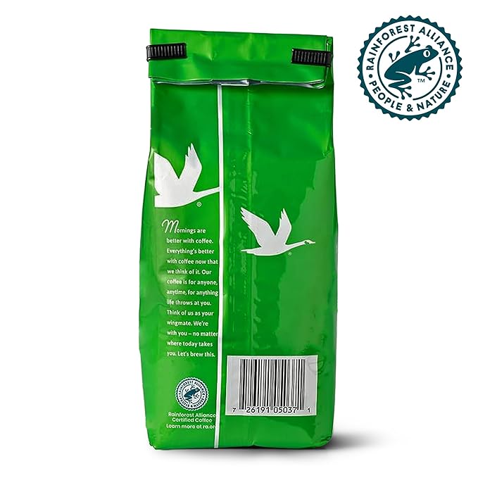 Wawa Ground Coffee Mild Roast, Hazelnut, 12 oz Bag, Lightly Roasted, Nutty Aromatic Smooth Balanced Blend For Hot or Iced Coffee, 100% More Responsibly Sourced from Rainforest Alliance Certified Farms