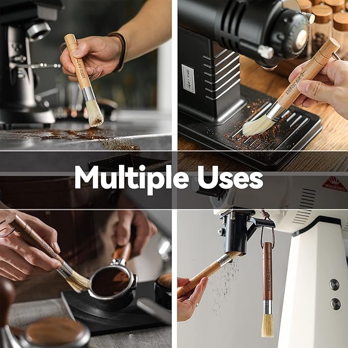 MHW-3BOMBER Espresso Knock Box, 1.2L(15 Cups) Coffee Knock Box with Clean Set and Removable Knock Bar for Espresso Puck, Coffee Ground, Durable Espresso Accessories, CS7091-OS