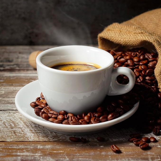 Amazon Basics Basket Coffee Filters for 1-4 Cup Coffee Makers, White, 200 Count