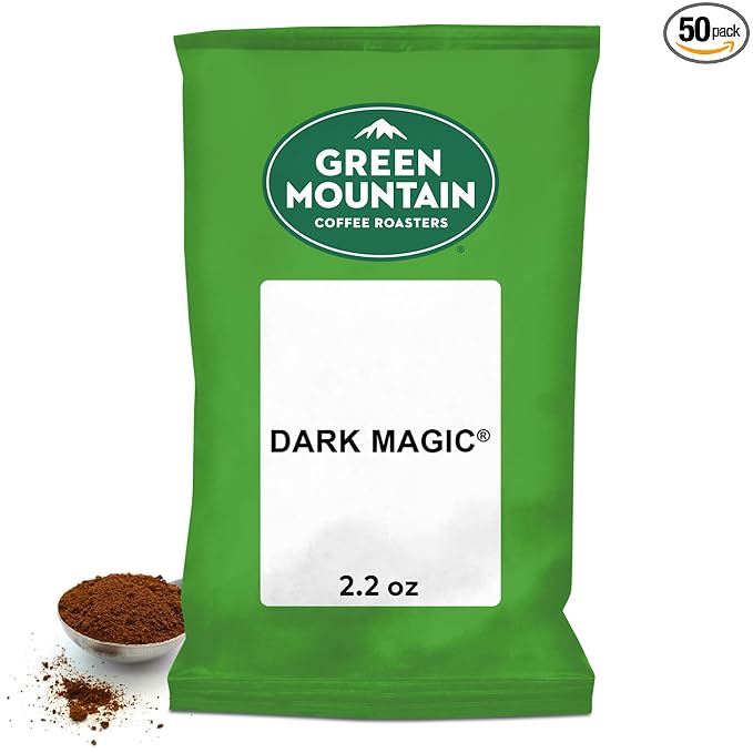 Green Mountain Coffee Roasters Dark Magic, Keurig Fractional Packs, 50 Count, 2.2 oz.