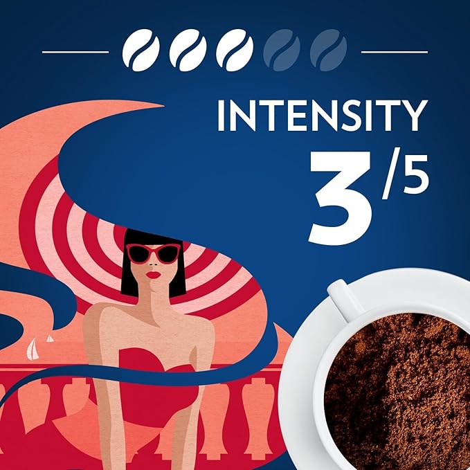 Lavazza Dolcevita Classico Ground Coffee 6 Bags of 20oz, Medium Roast, Rich and Full-bodied, Intensity 3/5, Arabica and Robusta, Ideal for Drip Brewers, (Pack of 6) - Package May Vary