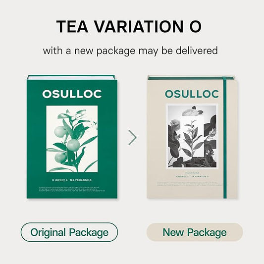 OSULLOC TEA VARIATION "O" (36 Count, 6 Types x 6 ea), Elegant & Sophisticated designed Gift Set, 6 Premium Organic Pure & Blended Tea from Jeju Island