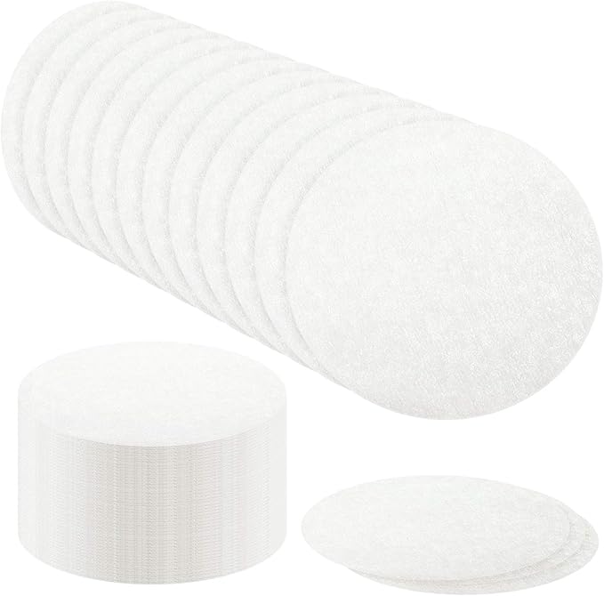 Outus 500 Pieces Replacement Paper Filters Compatible with Aeropress Coffee Makers Round 2.5 Inch Paper Filters Disposable for Espresso Coffee Makers (White)