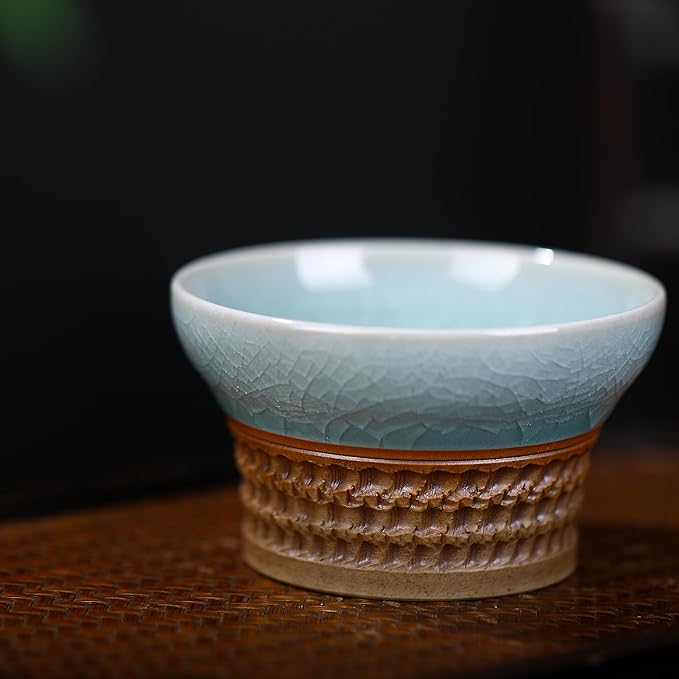 Handmade porcelain Tea Cup, Traditional Japanese Chinese Style, chinese tea cups, High - quality Porcelain, Art Gifts