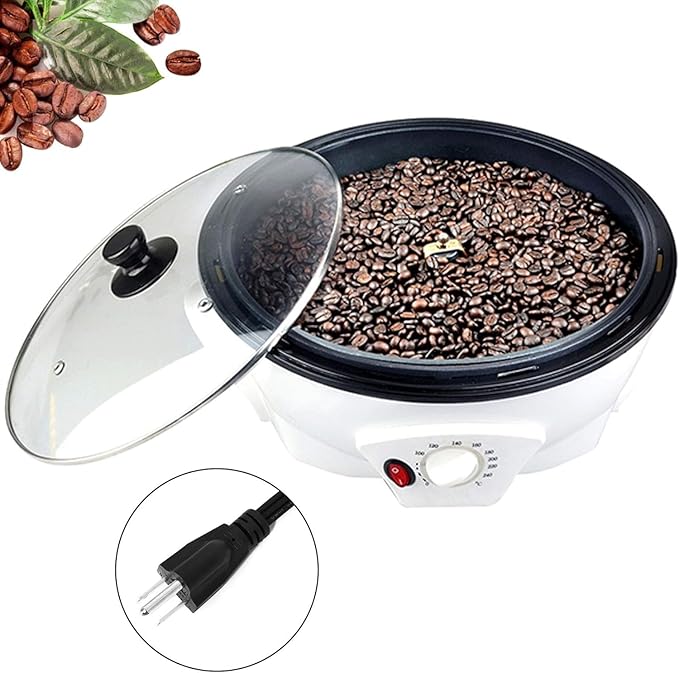 Electric Coffee Roasters,Coffee Roaster Machine for Home Use,Coffee Bean Roaster,Capacity 1.1 lbs Household Electric Coffee Bean Roasting Machine 800W