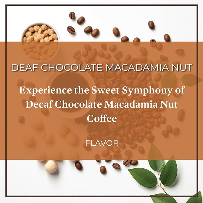 San Diego Coffee Chocolate Macadamia Nut DECAF, Medium Roast, Ground Coffee, 16-Ounce Bag Café descafeinado molido tostado