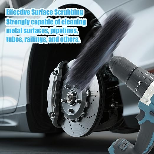HOYIN 5-Pack 3" Coarse Crimped Carbon Steel Wire Wheel Brush - 0.012" Bristles, 5/8" Face Width, 1/4" Mounted Stem for Drills & Grinders - Heavy-Duty Design