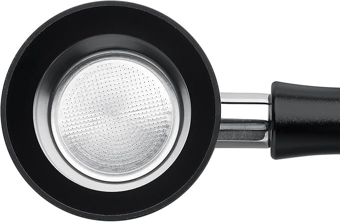 Normcore 51mm Magnetic Dosing Funnel, Espresso Dosing Ring, 18mm Anodized Aluminum with 8 Neodymium Magnets Compatible with 51mm Delonghi Decica Portafilter, Black