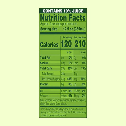 AriZona Apple Lime Rickey Soda, A Brooklyn Original Sparkling Drink - Big Can, 22 Fl Oz (Pack of 12)