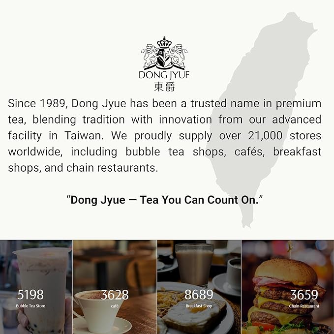 Dong Jyue Classic Black Tea, Commercial-Use Tea Bags, 25g Large Bags, 24 Count (Pack of 1), Taiwanese Black Tea for Milk Tea & Bubble Tea | Enjoy Hot or Iced | 21.16 oz / 600g Total