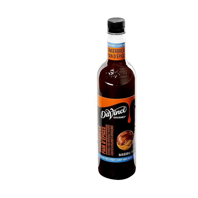 DaVinci Gourmet Sugar-Free Gingerbread Syrup, 25.4 Fluid Ounces (Pack of 4)