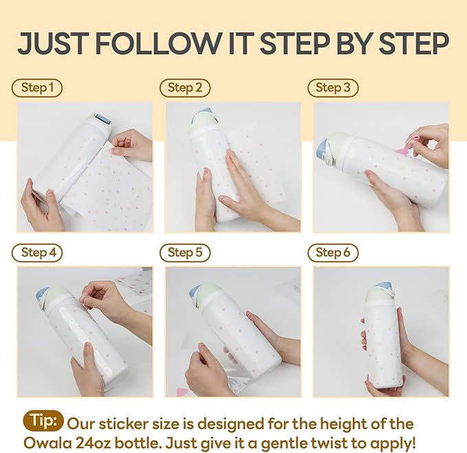 4PCS Daisy Stickers for Owala Water Bottle, Stickers Waterproof Compatible with Urban Outfitters Owala Bottles, Tumbler Cup Accessories Decal Decorate