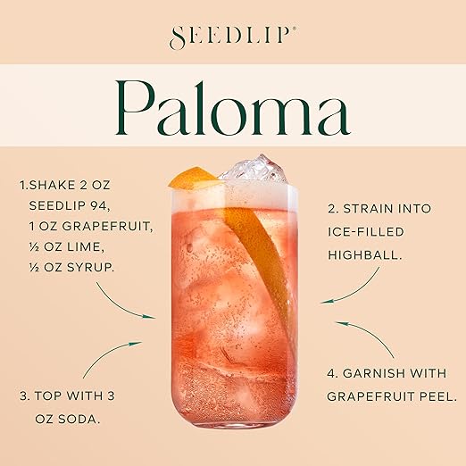 Seedlip Spice 94 – Non-Alcoholic Spirit | Calorie Free, Sugar Free | Spirit Alternative | Non-Alcoholic Cocktails | 23.7 fl oz (700ml)