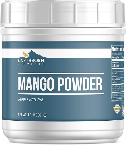 Earthborn Elements Mango Powder 1.9 lb Pure & Natural, Smoothies & Drinks