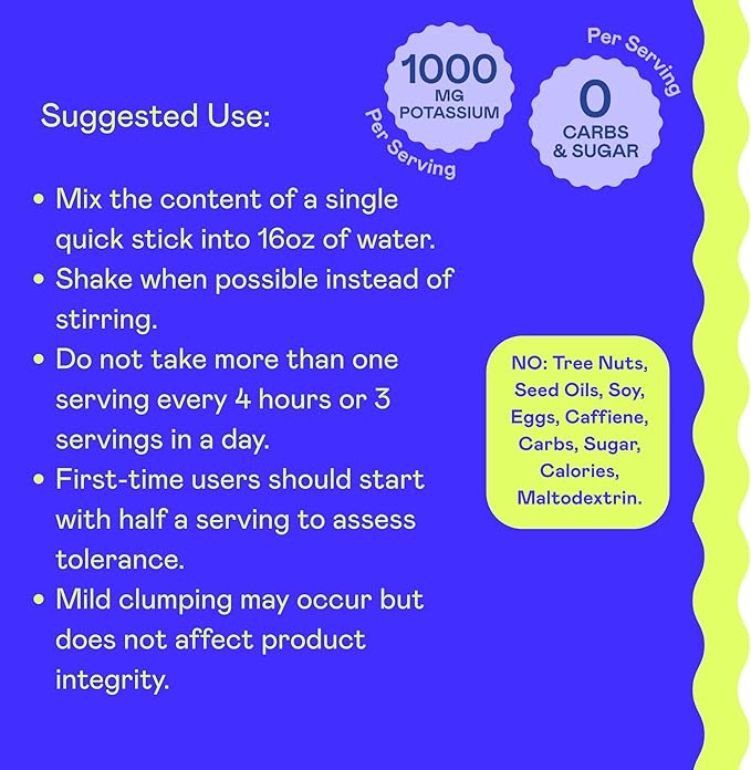 Hi-Lyte K1000 Hydration Packets Unflavored Keto & Performance, 30 Servings