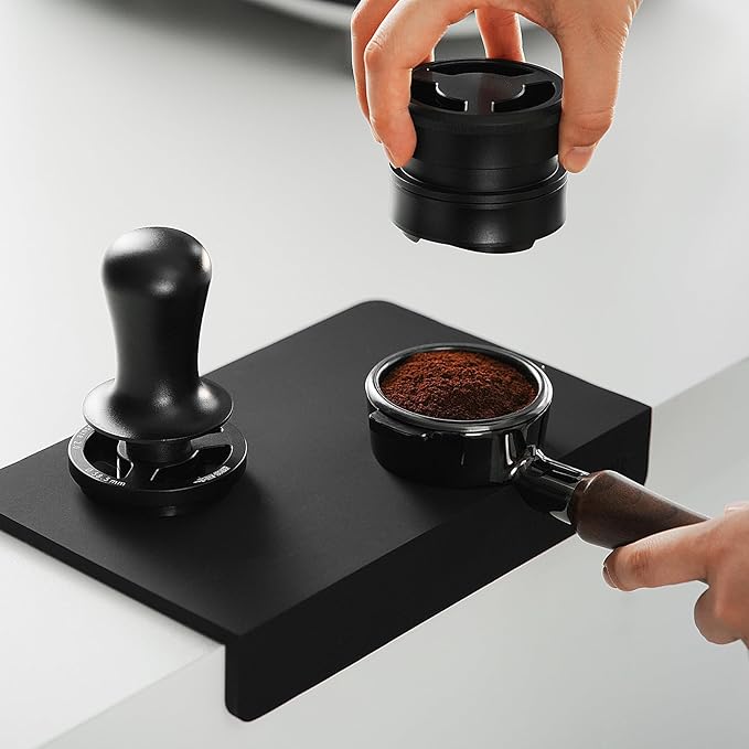 MHW-3BOMBER 58mm Bottomless Portafilter Fits Gaggia Espresso Coffee Machines, 2 Ears Flat Naked Espresso Portafilter with Precision Filter Basket, Wood Handle, BP7119G