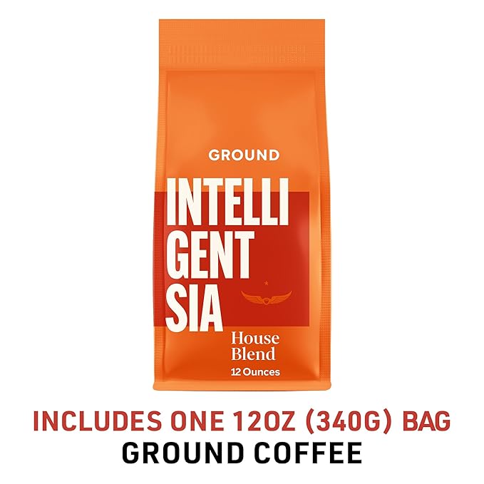 Intelligentsia Coffee, Light Roast Ground Coffee, 100% Arabica Coffee - House Blend 12 Ounce Bag