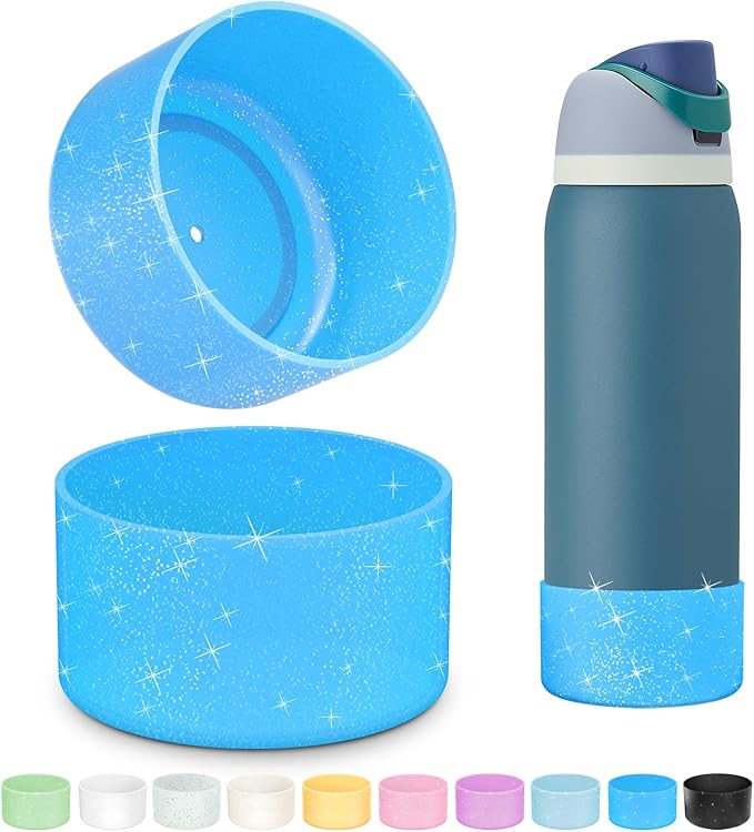Silicone Boot for Owala Water Bottle 24 oz 32 oz 40 oz, Anti-Slip Protective Sleeve for FreeSip/Twist/Flip Stainless Steel Water Bottles Accessories